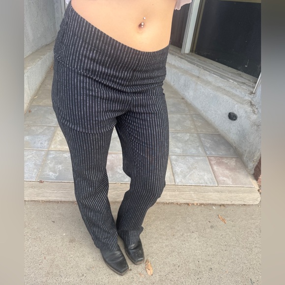 Sundance Linen Blend Pinstripe Tailored Trousers – Size 8 NWOT - Picture 5 of 10